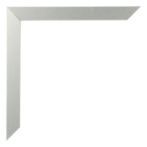 Cornice 21x29 7cm A4 Alluminio Spazzolato MDF Bologna Dettaglio Angolo | Yourdecoration.it