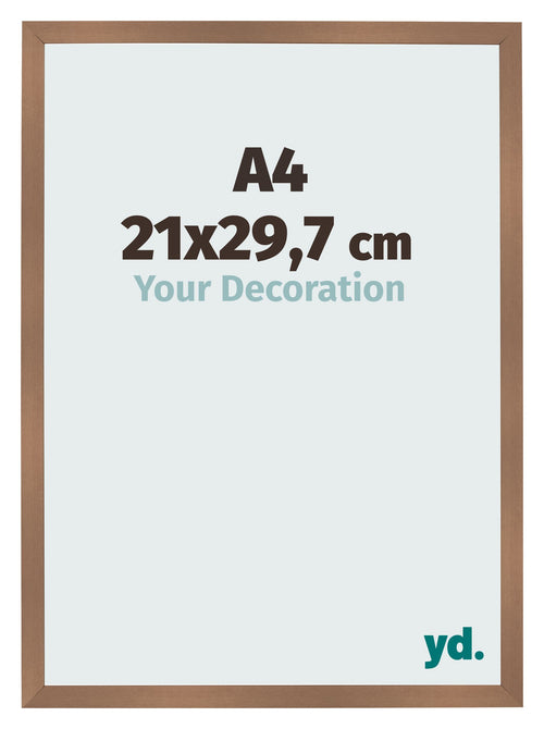 Cornice 21x29 7cm A4 Rame Decorativo MDF Bologna Davanti Dimensione | Yourdecoration.it