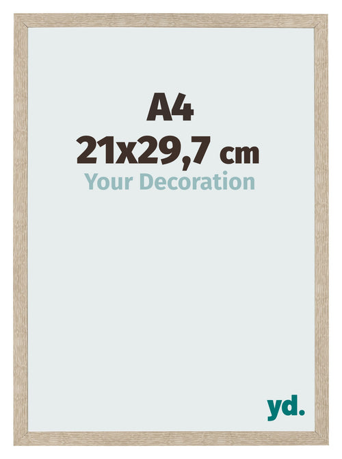 Cornice 21x29 7cm A4 Rovere MDF Bologna Davanti Dimensione | Yourdecoration.it
