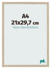 Cornice 21x29 7cm A4 Rovere MDF Bologna Davanti Dimensione | Yourdecoration.it