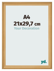 Cornice 21x29 7cm A4 Veta De Pino MDF Lazio Davanti Dimensione | Yourdecoration.it