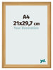 Cornice 21x29 7cm A4 Veta De Pino MDF Lazio Davanti Dimensione | Yourdecoration.it