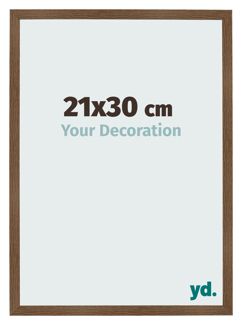 Cornice 21x30 cm Rovere Rustico MDF Bologna Davanti Dimensione | Yourdecoration.it