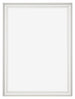 Cornice 21x30cm Bianco Spazzato MDF Lazio Davanti | Yourdecoration.it