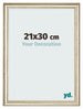 Cornice 21x30cm Lucentezza Metallica MDF Lazio Davanti Dimensione | Yourdecoration.it