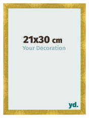 Cornice 21x30cm Oro Vintage MDF Pisa Davanti Dimensione | Yourdecoration.it
