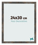 Cornice 24x30 cm Metallo Ossidato MDF Bologna Davanti Dimensione | Yourdecoration.it