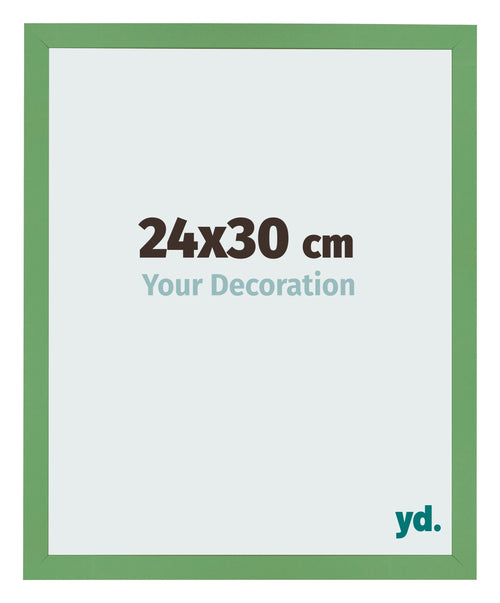 Cornice 24x30 cm Verde MDF Bologna Davanti Dimensione | Yourdecoration.it