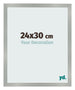 Cornice 24x30cm Alluminio Spazzolato MDF Bologna Davanti Dimensione | Yourdecoration.it
