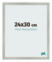 Cornice 24x30cm Argento Opaco MDF Bologna Davanti Dimensione | Yourdecoration.it
