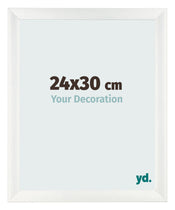 Cornice 24x30cm Bianco Vintage MDF Pisa Davanti Dimensione | Yourdecoration.it