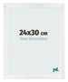 Cornice 24x30cm Bianco Vintage MDF Pisa Davanti Dimensione | Yourdecoration.it