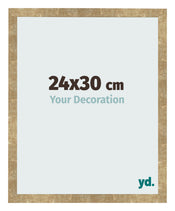 Cornice 24x30cm Oro Antico MDF Bologna Davanti Dimensione | Yourdecoration.it