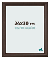 Cornice 24x30cm Quercia Scura MDF Lazio Davanti Dimensione | Yourdecoration.it