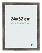Cornice 24x32 cm Metallo Ossidato MDF Bologna Davanti Dimensione | Yourdecoration.it
