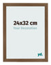 Cornice 24x32 cm Rovere Rustico MDF Bologna Davanti Dimensione | Yourdecoration.it