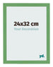 Cornice 24x32 cm Verde MDF Bologna Davanti Dimensione | Yourdecoration.it