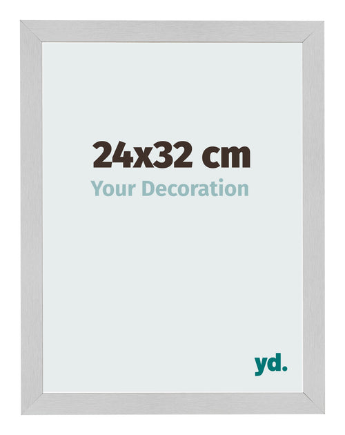 Cornice 24x32cm Acciaio Inox MDF Bologna Davanti Dimensione | Yourdecoration.it