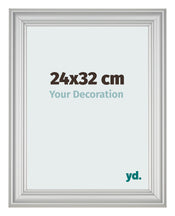 Cornice 24x32cm Argento Opaco MDF Lazio Davanti Dimensione | Yourdecoration.it