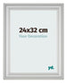 Cornice 24x32cm Argento Opaco MDF Lazio Davanti Dimensione | Yourdecoration.it