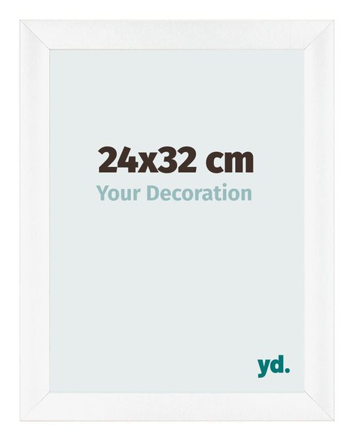 Cornice 24x32cm Bianco Vintage MDF Pisa Davanti Dimensione | Yourdecoration.it