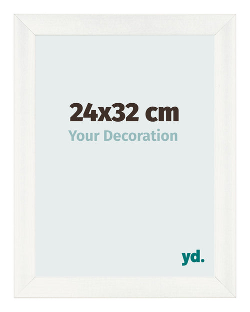 Cornice 24x32cm Bianco Vintage MDF Pisa Davanti Dimensione | Yourdecoration.it