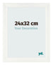 Cornice 24x32cm Bianco Vintage MDF Pisa Davanti Dimensione | Yourdecoration.it