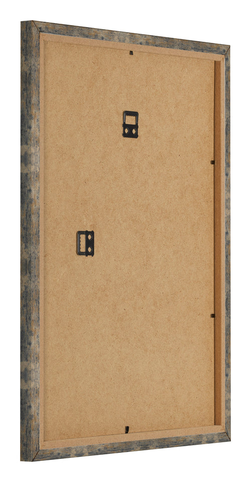 Cornice 24x32cm Blu Oro Fondente MDF Bologna Retro Obliquo | Yourdecoration.it