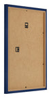 Cornice 24x32cm Blu Scuro Spazzato MDF Bologna Retro Obliquo | Yourdecoration.it
