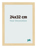 Cornice 24x32cm Faggio Decorativo MDF Bologna Davanti Dimensione | Yourdecoration.it
