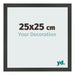 Cornice 25x25cm Antracite MDF Bologna Davanti Dimensione | Yourdecoration.it