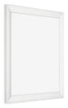 Cornice 25x25cm Bianco Vintage MDF Pisa Davanti Obliquo | Yourdecoration.it
