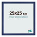 Cornice 25x25cm Blu Scuro Spazzato MDF Bologna Davanti Dimensione | Yourdecoration.it