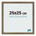 Cornice 25x25cm Bronzo Decorativo MDF Bologna Davanti Dimensione | Yourdecoration.it