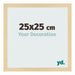 Cornice 25x25cm Faggio Decorativo MDF Bologna Davanti Dimensione | Yourdecoration.it