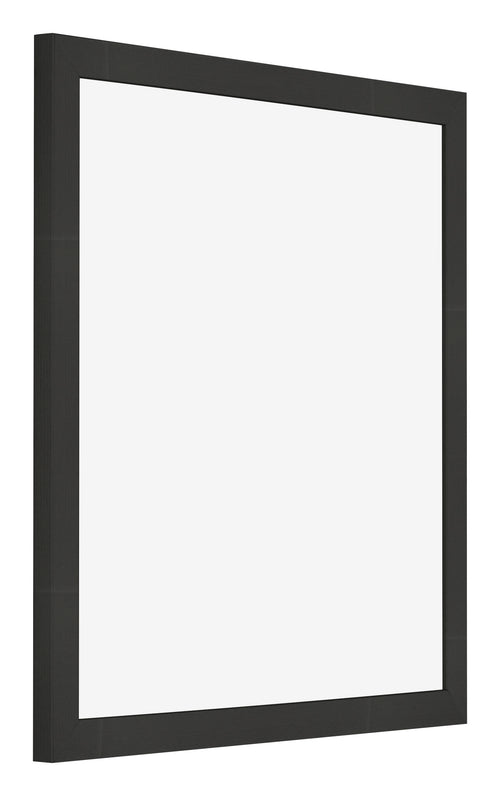 Cornice 25x25cm Grana Di Legno Nero MDF Bologna Davanti Obliquo | Yourdecoration.it