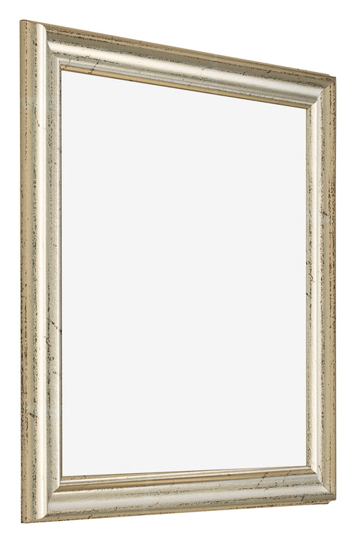 Cornice 25x25cm Lucentezza Metallica MDF Lazio Davanti Obliquo | Yourdecoration.it