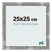 Cornice 25x25cm Metallo Vintage MDF Pisa Davanti Dimensione | Yourdecoration.it