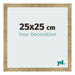 Cornice 25x25cm Oro Antico MDF Bologna Davanti Dimensione | Yourdecoration.it