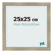 Cornice 25x25cm Oro Vintage MDF Pisa Davanti Dimensione | Yourdecoration.it
