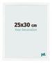Cornice 25x30 cm Bianco Lucente MDF Bologna Davanti Dimensione | Yourdecoration.it
