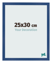 Cornice 25x30 cm Blu Scuro MDF Bologna Davanti Dimensione | Yourdecoration.it