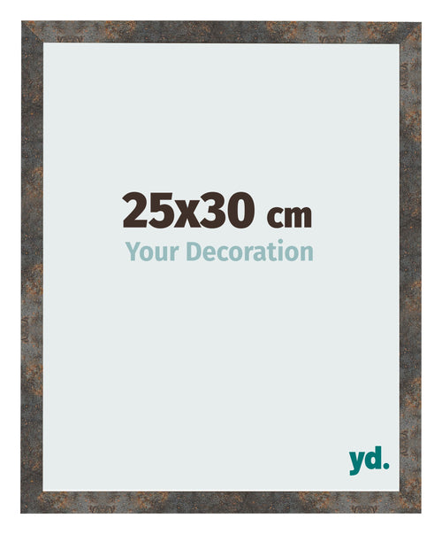 Cornice 25x30 cm Metallo Ossidato MDF Bologna Davanti Dimensione | Yourdecoration.it
