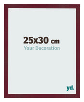 Cornice 25x30 cm Vino Rosso Spazzato MDF Bologna Davanti Dimensione | Yourdecoration.it