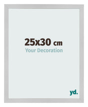 Cornice 25x30cm Acciaio Inox MDF Bologna Davanti Dimensione | Yourdecoration.it