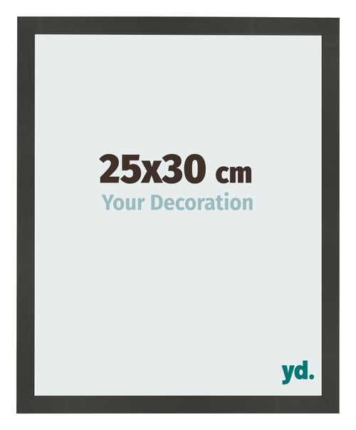 Cornice 25x30cm Antracite MDF Bologna Davanti Dimensione | Yourdecoration.it