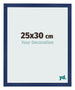 Cornice 25x30cm Blu Scuro Spazzato MDF Bologna Davanti Dimensione | Yourdecoration.it