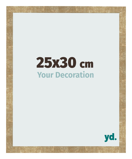 Cornice 25x30cm Oro Antico MDF Bologna Davanti Dimensione | Yourdecoration.it
