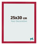 Cornice 25x30cm Rosso MDF Bologna Davanti Dimensione | Yourdecoration.it