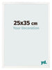 Cornice 25x35 cm Bianco Lucente MDF Bologna Davanti Dimensione | Yourdecoration.it